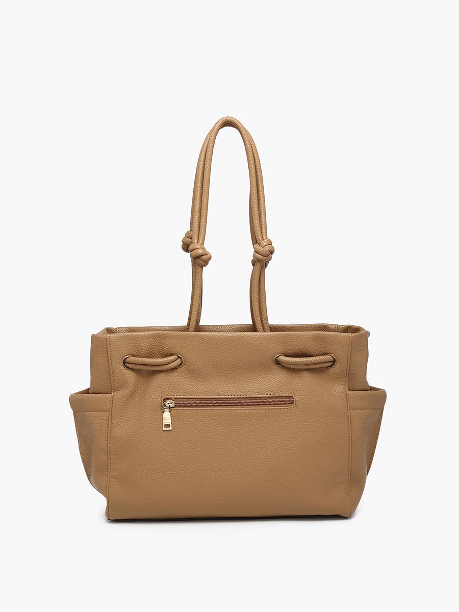 M2607 Skylar Knotted Handle Tote: Sand