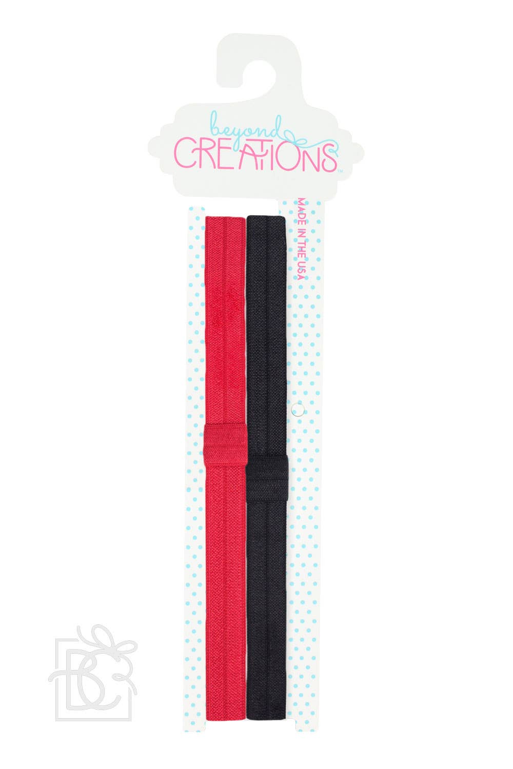 SKINNY ELASTIC HEADBAND PACKS: WHITE/LIGHT PINK / 3-18 Months