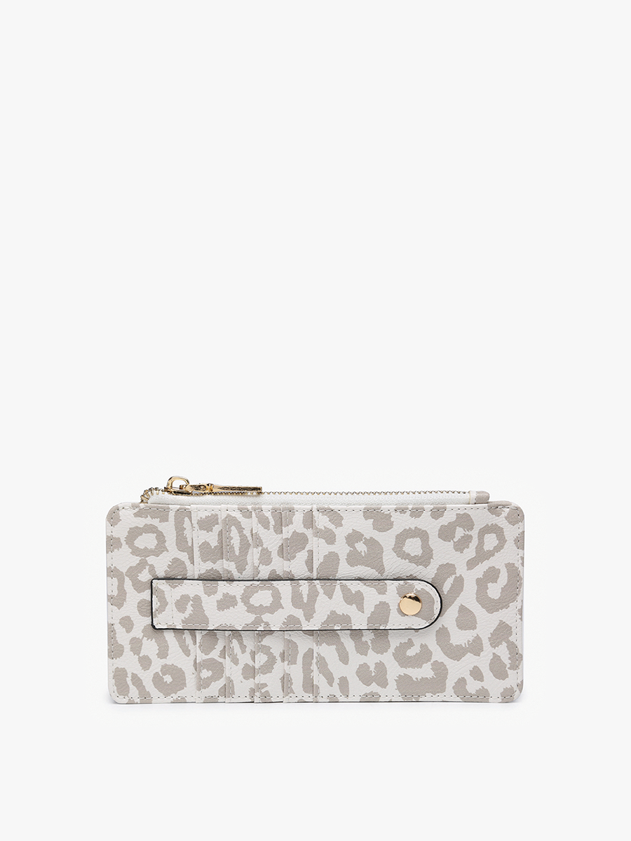 WL1889 Saige Slim Card Holder Wallet: Black