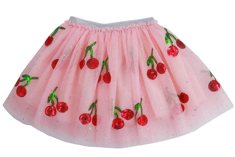 Sequin Cherry Tutu: 2-6 year