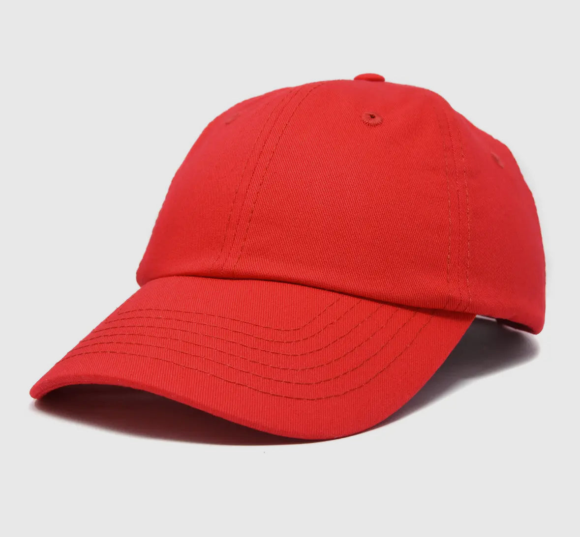Unisex Youth Childrens Cotton Cap Adjustable Plain Hat