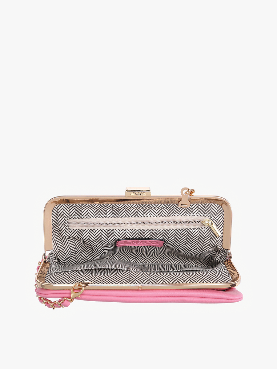 WL2339 Sue Wallet Pouch Crossbody: Pale Wisteria