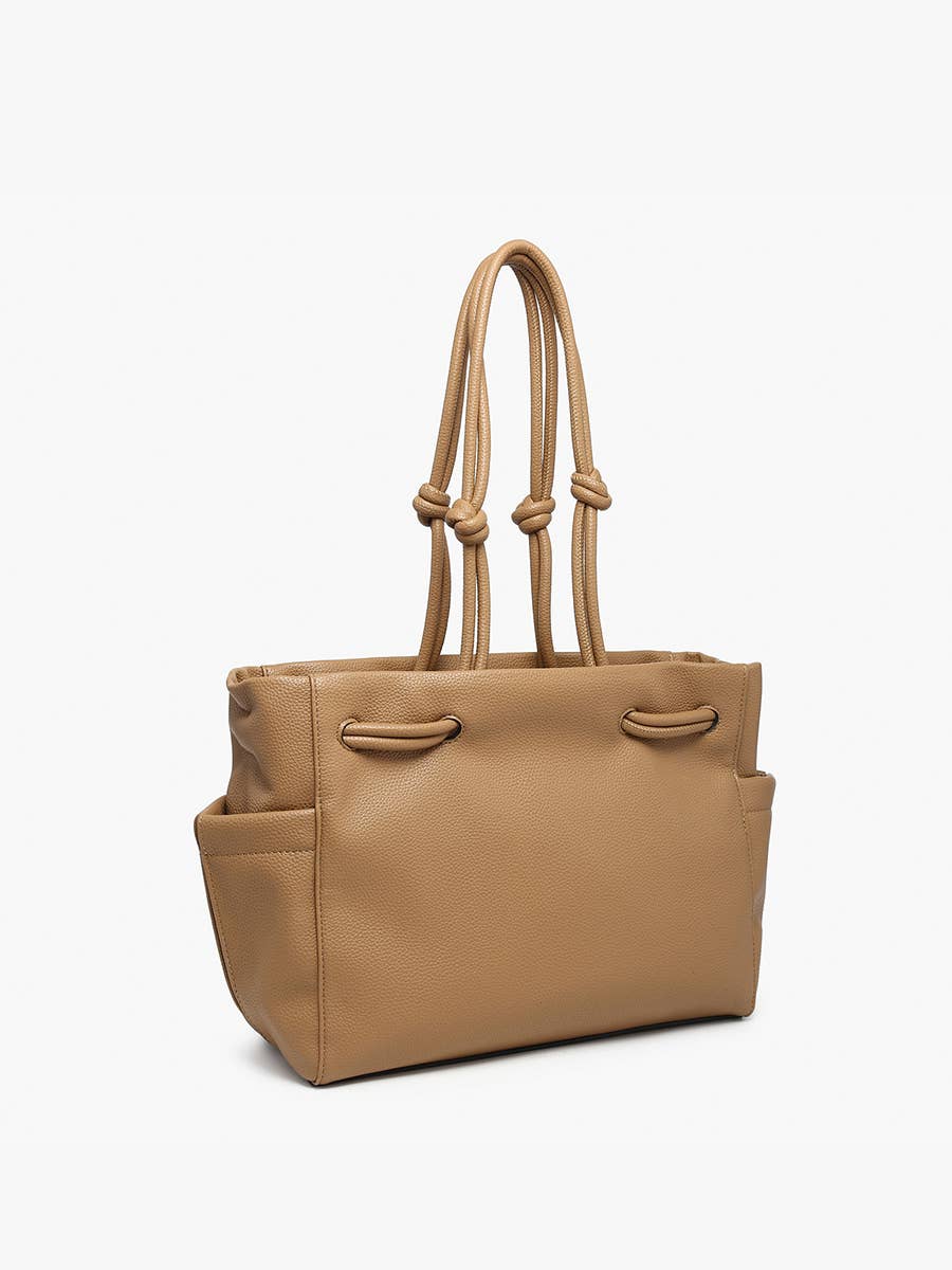 M2607 Skylar Knotted Handle Tote: Sand