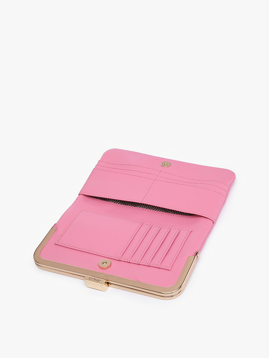 WL2339 Sue Wallet Pouch Crossbody: Pale Wisteria