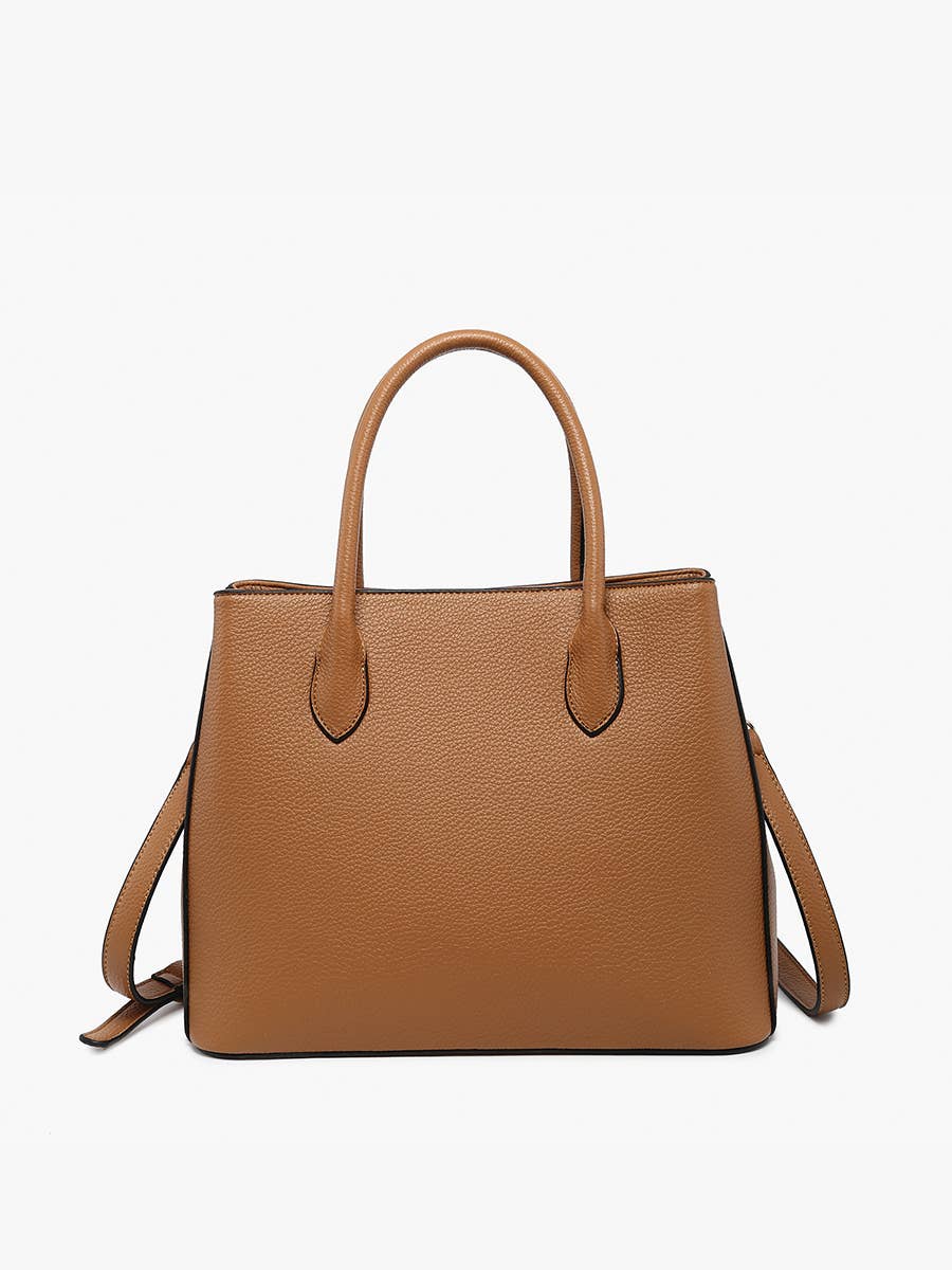M2609 Tyler Classic Tote w/ 3 Compartments: Taupe