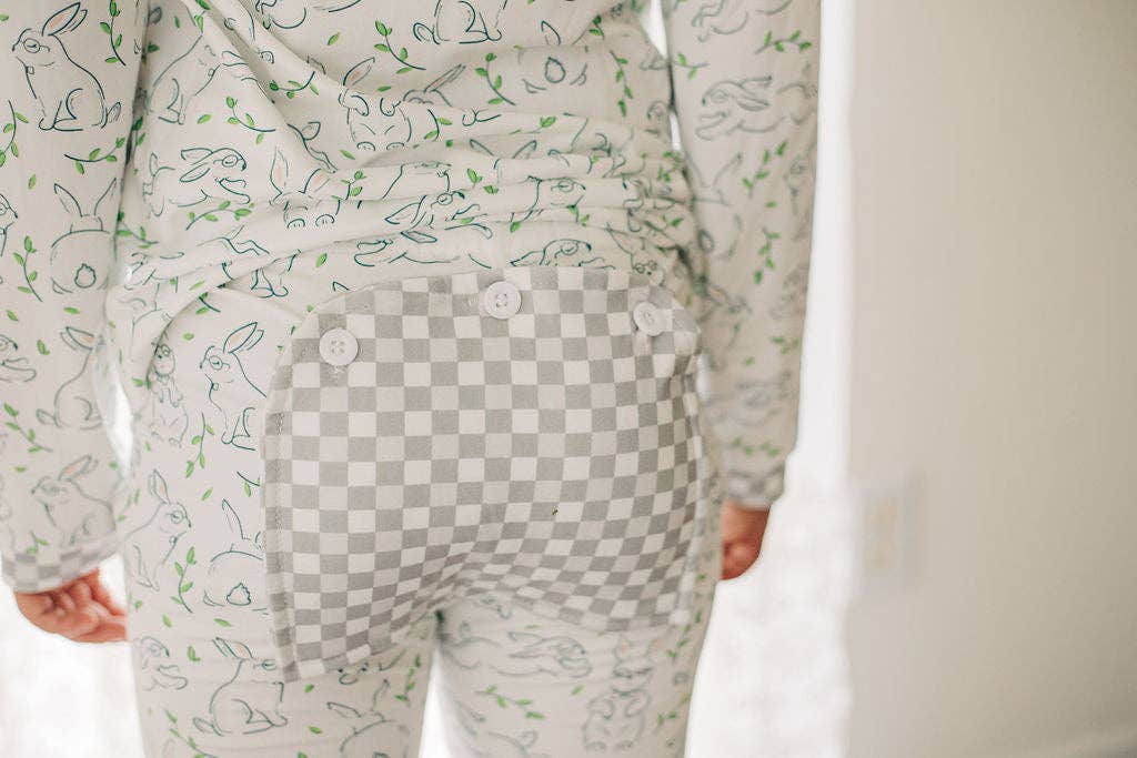 Easter Bunny - Buttflap Pajamas (Boy)