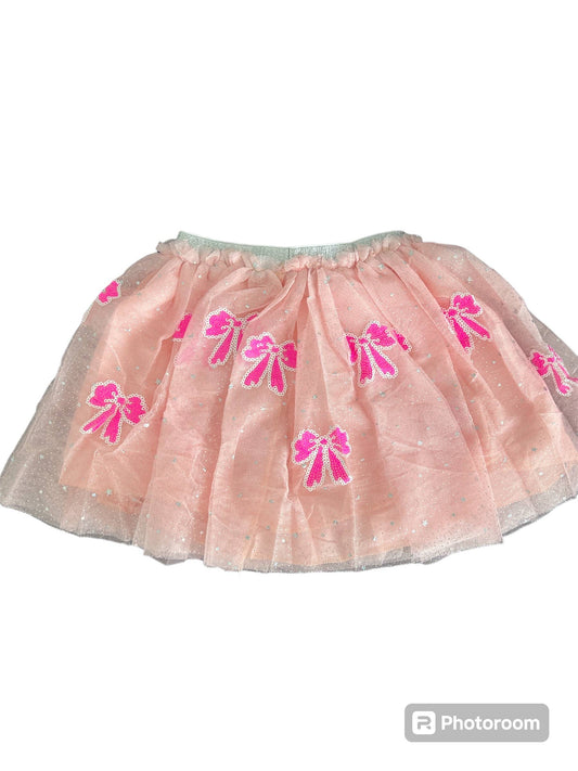 Sequin Bow Tutu: 2-6 year