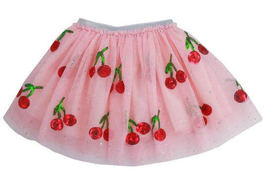 Sequin Cherry Tutu: 2-6 year