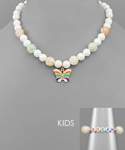 Kids Bracelet and Necklace Set