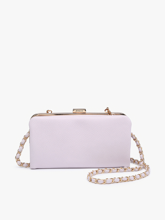 WL2339 Sue Wallet Pouch Crossbody: Pale Wisteria