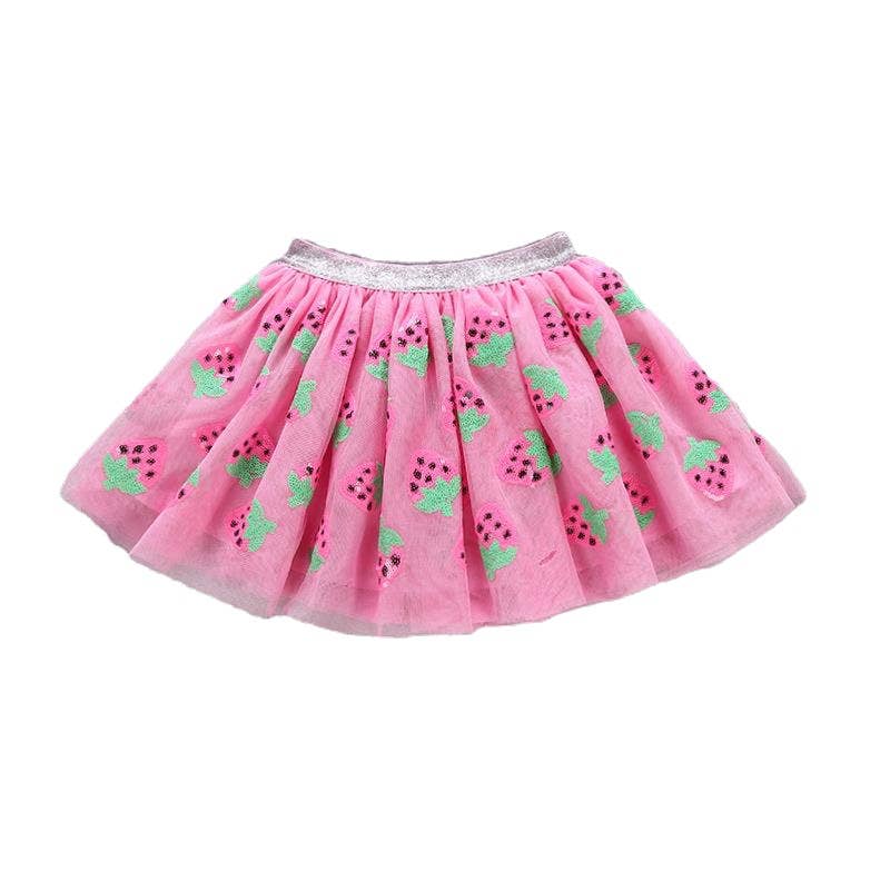 Sequin Strawberry Tutu: 2-6 year