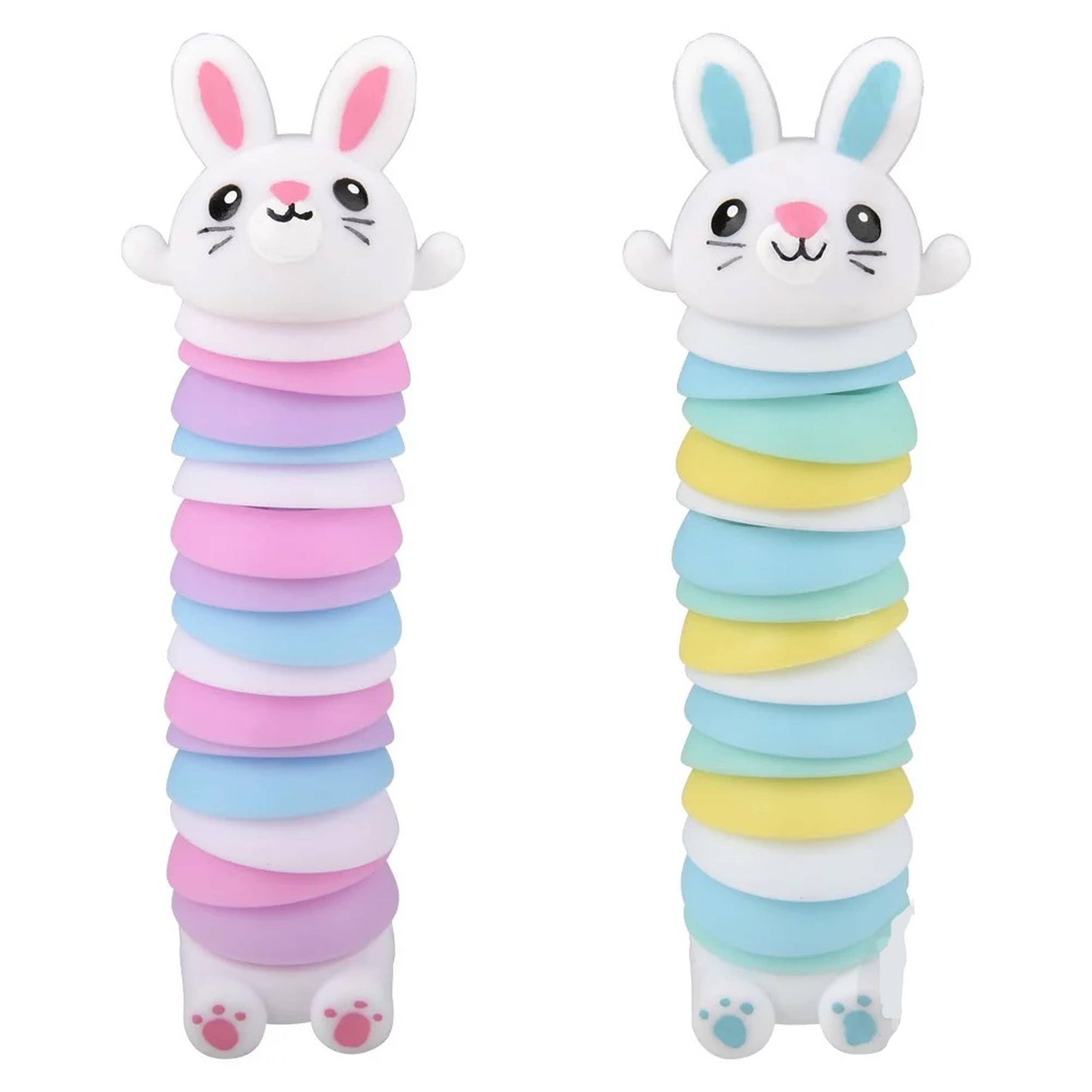 Easter Bunny Sensory Wiggle Kids Toy- Assorted 5''