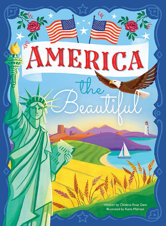 America the Beautiful Patriotic Keepsake Book