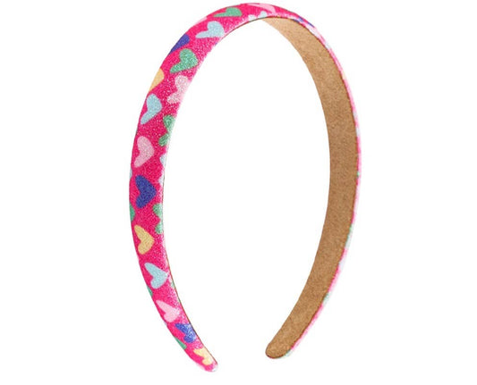 Hot Pink Heart Headband