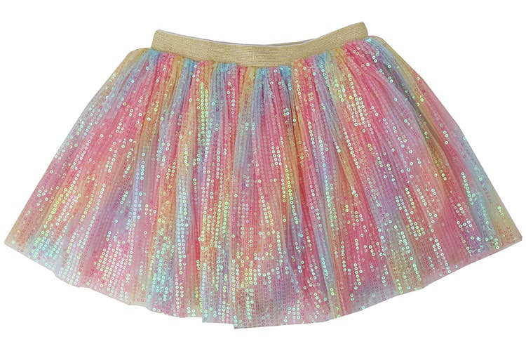 Pastel Ombre Sequin Confetti Tutu: 2-6 year